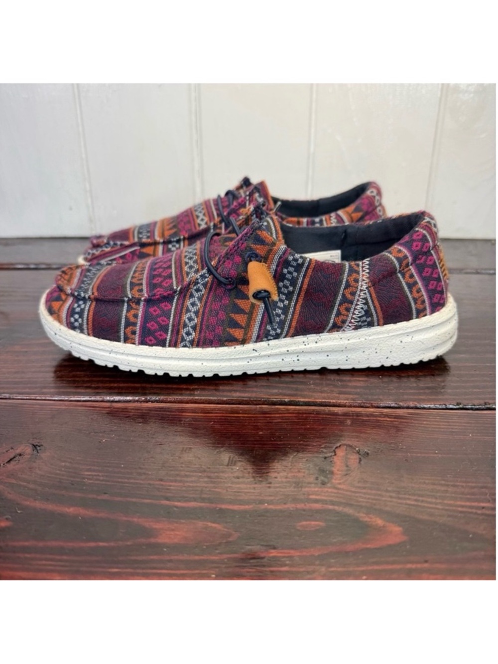 Hey Dude Wendy Funk Baja All Over – Women’s 7 – Excellent Condition